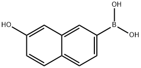 Boronic acid, (7-hydroxy-2-naphthalenyl)- (9CI) Struktur