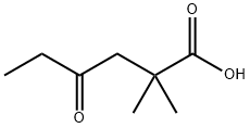 2,2-Dimethyl-4-oxohexanoic acid Struktur