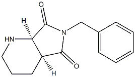 6-Benzyl-cis-2,8-diaza-bicyclo(4.3.0)nonan-7,9-dion Struktur