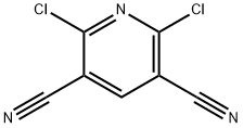 2,6-dichloropyridine-3,5-dicarbonitrile Struktur