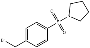 1-(4-BroMoMethyl-benzenesulfonyl)-pyrrolidine Struktur