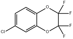 6-CHLORO-2,2,3,3-TETRAFLUORO-1,4-BENZODIOXENE Struktur