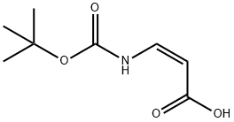 2-Propenoicacid,3-[[(1,1-dimethylethoxy)carbonyl]amino]-,(Z)-(9CI) Struktur