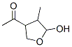 Ethanone, 1-(tetrahydro-5-hydroxy-4-methyl-3-furanyl)- (9CI) Struktur