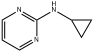 2-Pyrimidinamine, N-cyclopropyl- (9CI) Struktur