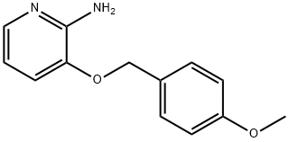 2-amino-3-(4-methoxybenzyloxy)pyridine Struktur