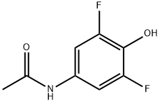 Acetamide,  N-(3,5-difluoro-4-hydroxyphenyl)- Struktur