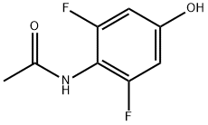 Acetamide,  N-(2,6-difluoro-4-hydroxyphenyl)- Struktur