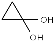 1,1-cyclopropanediol Struktur