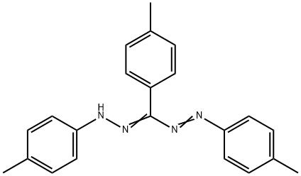 1,3,5-Tris(4-methylphenyl)-1,2,4,5-tetraaza-1,3-pentadiene Struktur