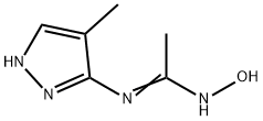 Ethanimidamide,  N-hydroxy-N-(4-methyl-1H-pyrazol-3-yl)- Struktur