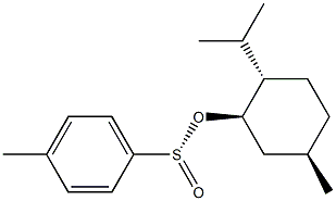 (1R,2S,5R)-(-)-孟基 (S)-對甲苯亞磺酸酯 結(jié)構(gòu)式