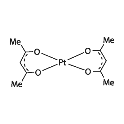 Platinum bis(acetylacetonate) Structure