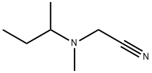 Acetonitrile, [methyl(1-methylpropyl)amino]- (9CI) Struktur