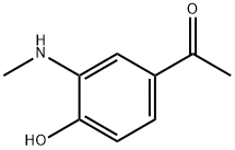 Ethanone, 1-[4-hydroxy-3-(methylamino)phenyl]- (9CI) Struktur