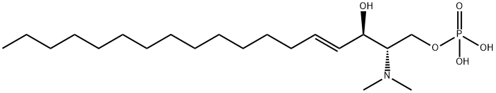 N,N-dimethylsphingosine-1-phosphate Struktur