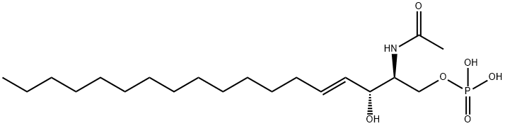 C2 Ceramide-1-phosphate Struktur