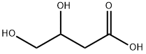 3,4-dihydroxybutanoic acid Struktur