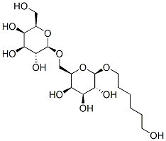 .beta.-D-Galactopyranoside, 6-hydroxyhexyl 6-O-.beta.-D-galactopyranosyl- Struktur