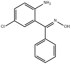 (2-Amino-5-chlorophenyl)-phenylmethanona E-oxium Struktur