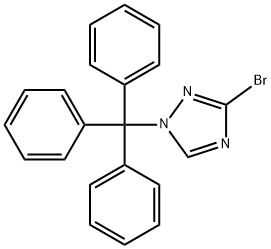 3-BROMO-1-TRITYL-1H-1,2,4-TRIAZOLE Struktur