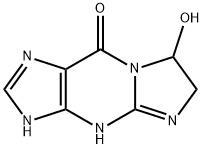 5,6,7,9-tetrahydro-7-hydroxy-9-oxoimidazo(1,2-a)purine Struktur