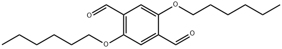 2 5-BIS(HEXYLOXY)TEREPHTHALALDEHYDE  98 Struktur