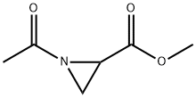 2-Aziridinecarboxylicacid,1-acetyl-,methylester(9CI) Struktur