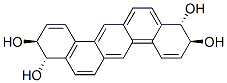 trans,trans-3,4:10,11-Tetrahydroxy-3,4,10,11-tetrahydro-dibenz(a,h)ant hracene Struktur