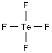 Tellurium tetrafluoride. Struktur