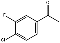 4-CHLORO-3-FLUOROACETOPHENONE Struktur