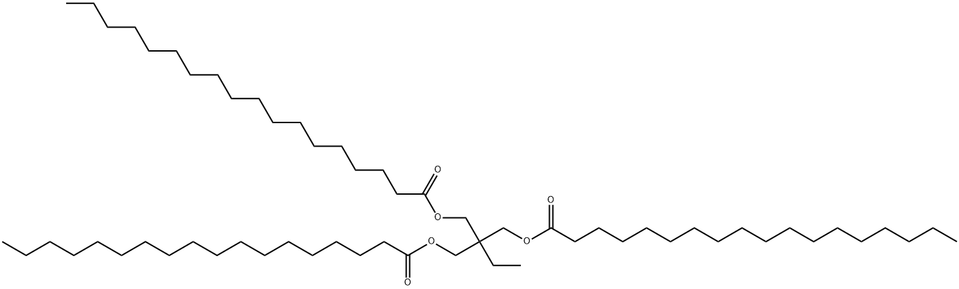 2-ethyl-2-[[(1-oxooctadecyl)oxy]methyl]propane-1,3-diyl distearate Struktur