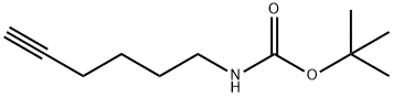 Carbamic acid, 5-hexynyl-, 1,1-dimethylethyl ester (9CI) Struktur