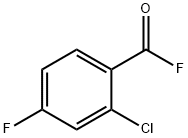 Benzoyl fluoride, 2-chloro-4-fluoro- (9CI) Struktur