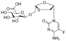 (-)-EMtricitabine O-β-D-Glucuronide Struktur