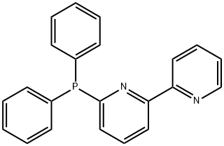 6-DIPHENYLPHOSPHINO-2,2'-BIPYRIDINE Struktur