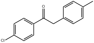 1-(4-CHLOROPHENYL)-2-(4-METHYLPHENYL)ETHAN-1-ONE Struktur