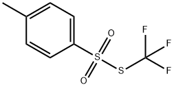 4-Methylbenzene-1-thiosulfonic acid S-trifluoromethyl ester Struktur