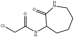 2-chloro-N-(2-oxoazepan-3-yl)acetamide Struktur