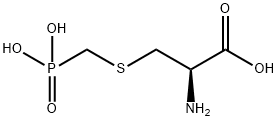 2-amino-3-((phosphonomethyl)thio)propionic acid Struktur