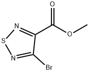 Methyl 4-bromo-1,2,5-thiadiazole-3-carboxylate Struktur