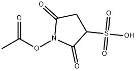 3-Sulfosuccinimid-1-yl acetate Struktur