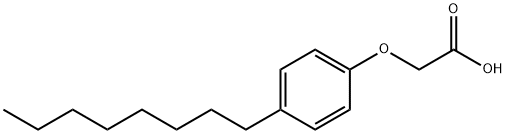 4-OCTYLPHENOXY-ACETIC ACID Struktur