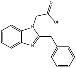 (2-BENZYL-1H-BENZIMIDAZOL-1-YL)ACETIC ACID Struktur