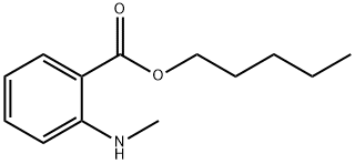 2-Methylaminobenzoic acid pentyl ester Struktur