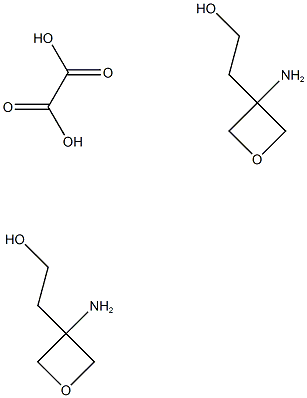 2-(3-Aminooxetan-3-yl)ethanol oxalate(2:1) Struktur