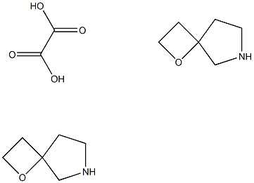 1-Oxa-6-azaspiro[3.4]octane hemioxalate Struktur