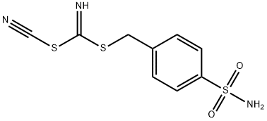 (4-AMINOSULFONYLPHENYL) METHYLCYANOCARBONIMIDODITHIOATE Struktur