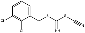 (2,3-DICHLOROPHENYL) METHYL CYANOCARBONIMIDODITHIOATE Struktur