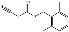 (2,6-DIMETHYLPHENYL) METHYLCYANOCARBONIMIDODITHIOATE Struktur